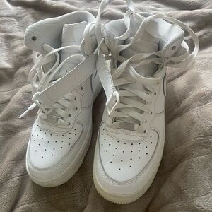 White High-Top Sneakers